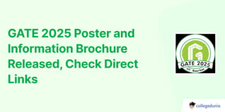 GATE 2025 Poster and Information Brochure Released, Check Direct Links